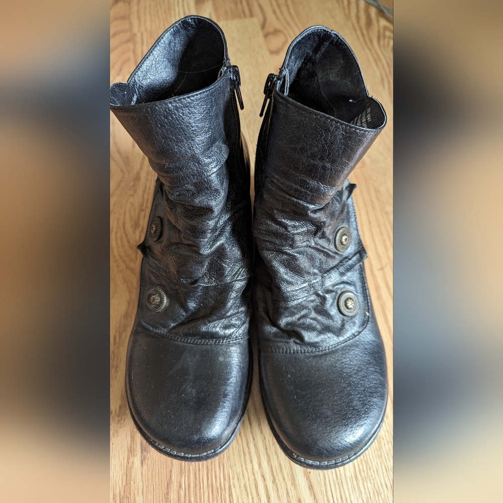 Miz Mooz Black Ankle Boots